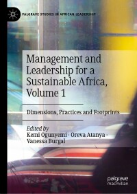 Titelbild: Management and Leadership for a Sustainable Africa, Volume 1 9783031049101