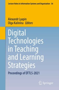 Immagine di copertina: Digital Technologies in Teaching and Learning Strategies 9783031051746