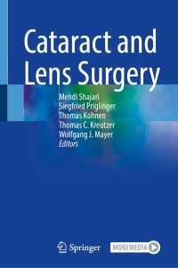Titelbild: Cataract and Lens Surgery 9783031053931