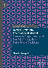 Cover image: Family Firms into International Markets 9783031053979