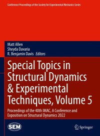 Cover image: Special Topics in Structural Dynamics & Experimental Techniques, Volume 5 9783031054044