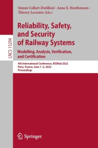 Cover image: Reliability, Safety, and Security of Railway Systems. Modelling, Analysis, Verification, and Certification 9783031058134