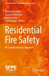 Cover image: Residential Fire Safety 9783031063244