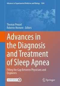 Imagen de portada: Advances in the Diagnosis and Treatment of Sleep Apnea 9783031064128