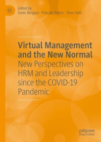 Cover image: Virtual Management and the New Normal 9783031068126