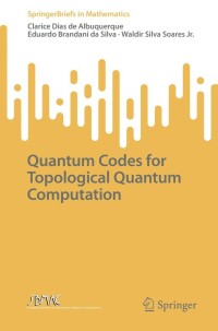 Imagen de portada: Quantum Codes for Topological Quantum Computation 9783031068324