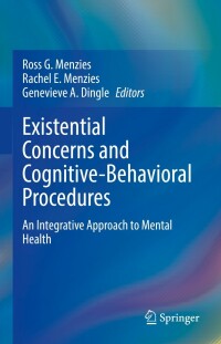 Cover image: Existential Concerns and Cognitive-Behavioral Procedures 9783031069314