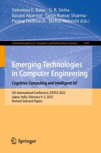 Imagen de portada: Emerging Technologies in Computer Engineering: Cognitive Computing and Intelligent IoT 9783031070112