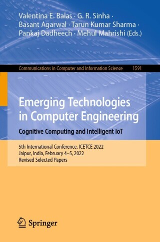 Cover image: Emerging Technologies in Computer Engineering: Cognitive Computing and Intelligent IoT 9783031070112