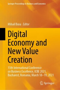 Titelbild: Digital Economy and New Value Creation 9783031072642