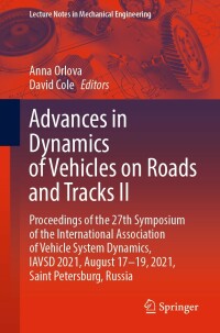 Cover image: Advances in Dynamics of Vehicles on Roads and Tracks II 9783031073045