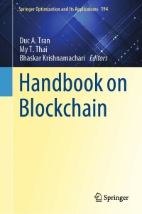 Imagen de portada: Handbook on Blockchain 9783031075346