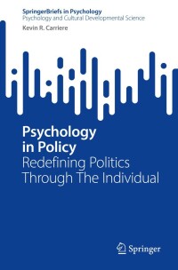 Cover image: Psychology in Policy 9783031076183