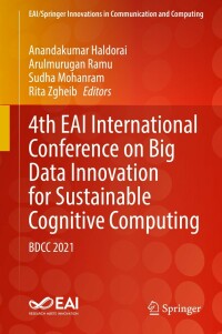 Imagen de portada: 4th EAI International Conference on Big Data Innovation for Sustainable Cognitive Computing 9783031076534