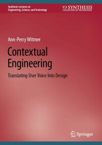 Cover image: Contextual Engineering 9783031076916