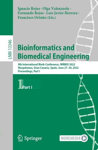 Imagen de portada: Bioinformatics and Biomedical Engineering 9783031077036