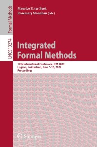 Titelbild: Integrated Formal Methods 9783031077265