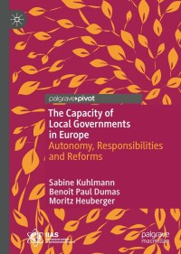 Omslagafbeelding: The Capacity of Local Governments in Europe 9783031079610