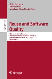 Cover image: Reuse and Software Quality 9783031081286