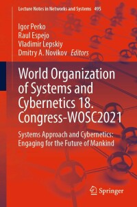 Cover image: World Organization of Systems and Cybernetics 18. Congress-WOSC2021 9783031081941