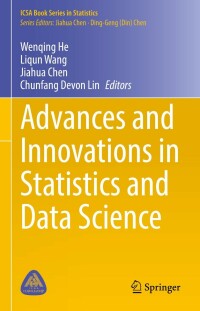 Cover image: Advances and Innovations in Statistics and Data Science 9783031083280