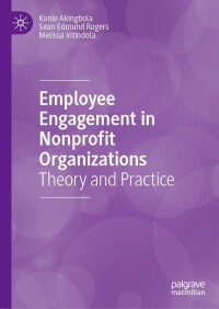 Cover image: Employee Engagement in Nonprofit Organizations 9783031084683