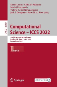 Imagen de portada: Computational Science – ICCS 2022 9783031087509