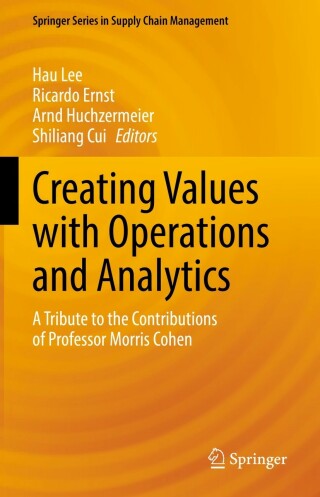 Imagen de portada: Creating Values with Operations and Analytics 9783031088704