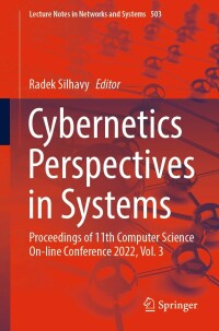 Cover image: Cybernetics Perspectives in Systems 9783031090721