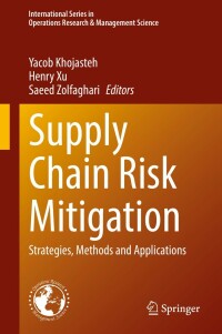 Cover image: Supply Chain Risk Mitigation 9783031091827