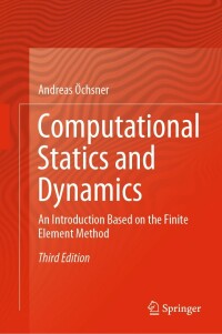 Cover image: Computational Statics and Dynamics 3rd edition 9783031096723