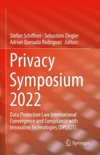 Cover image: Privacy Symposium 2022 9783031099007