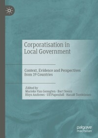 Cover image: Corporatisation in Local Government 9783031099816