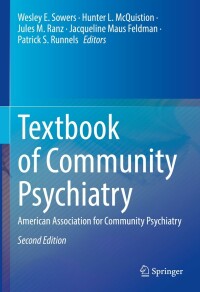 Cover image: Textbook of Community Psychiatry 2nd edition 9783031102387