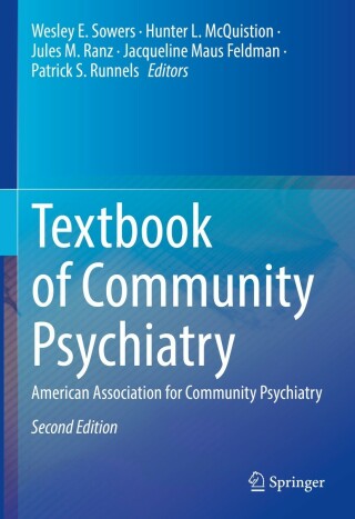 Cover image: Textbook of Community Psychiatry 2nd edition 9783031102387