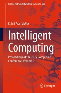 Cover image: Intelligent Computing 9783031104633