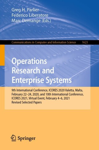 صورة الغلاف: Operations Research and Enterprise Systems 9783031107245
