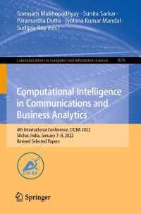 Imagen de portada: Computational Intelligence in Communications and Business Analytics 9783031107658