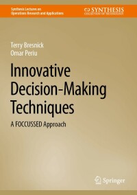 Cover image: Innovative Decision-Making Techniques 9783031112799