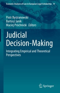 Cover image: Judicial Decision-Making 9783031117435