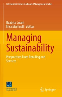 Cover image: Managing Sustainability 9783031120268