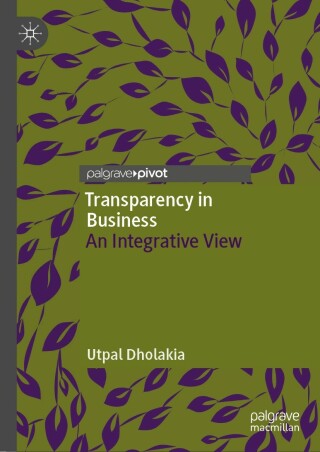 表紙画像: Transparency in Business 9783031121449