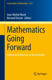 Imagen de portada: Mathematics Going Forward 9783031122439