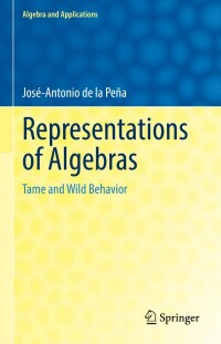 Cover image: Representations of Algebras 9783031122873