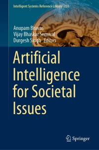 Cover image: Artificial Intelligence for Societal Issues 9783031124181