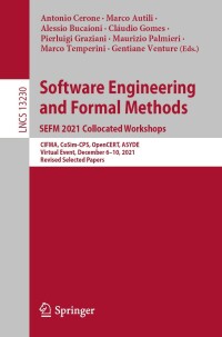 Cover image: Software Engineering and Formal Methods. SEFM 2021 Collocated Workshops 9783031124280