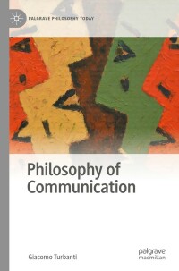 Cover image: Philosophy of Communication 9783031124624