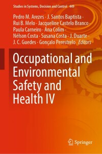 Cover image: Occupational and Environmental Safety and Health IV 9783031125461