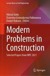 Cover image: Modern Problems in Construction 9783031127021