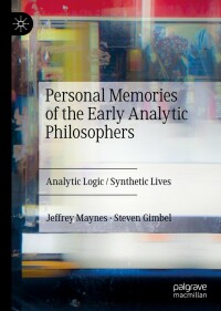 Cover image: Personal Memories of the Early Analytic Philosophers 9783031127069
